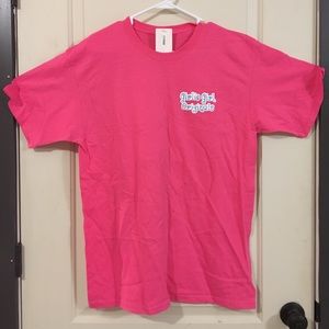 Hot Pink Girly Girl Originals Boat T-shirt
